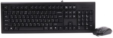 0 - Комплект (клавиатура, мышь) A4Tech KRS-8520D Black