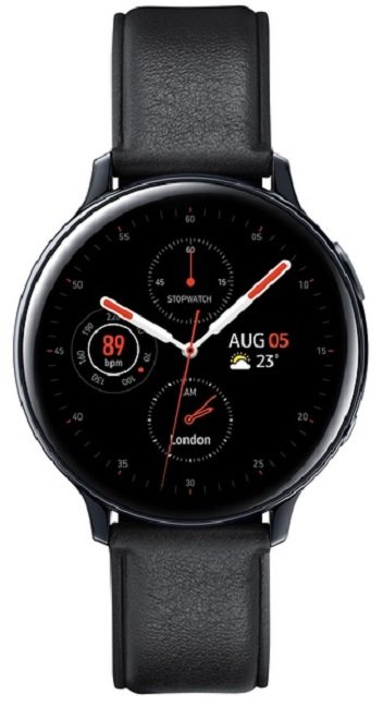 0 - Смарт-часы Samsung Galaxy watch Active 2 Stainless steel 44mm (R820) Black