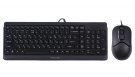 0 - Комплект (клавиатура, мышь) A4Tech F1512 Black