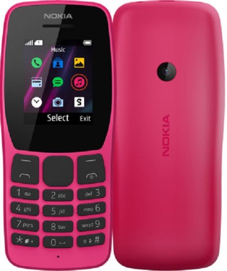 1 - Мобильный телефон Nokia 110 Dual Sim (TA-1192) Pink