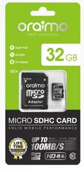 Карта памяти ORAIMO 32GB microSDHC C10 + SD Adapter (only Tecno use)