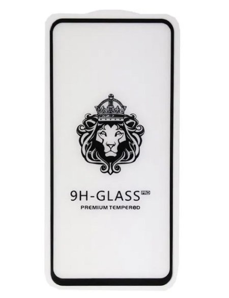 0 - Защитное стекло полный клей LION iPhone 7/8 Plus Black