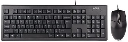 0 - Комплект (клавиатура, мышь) A4Tech KR-8372 Black