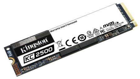3 - Накопитель SSD 500 GB M.2 NVMe Kingston KC2500 M.2 2280 PCIe Gen3.0 x4 3D TLC (SKC2500M8/500G)