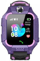 Детские смарт-часы GoGPS ME K24 Пурпурные