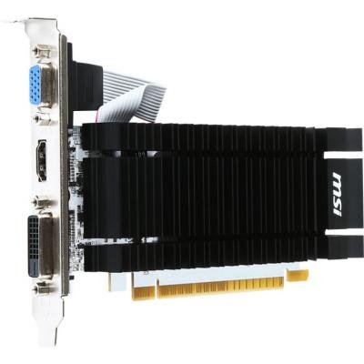 2 - Видеокарта MSI GF GT 730 2GB DDR3 (N730K-2GD3H/LP)