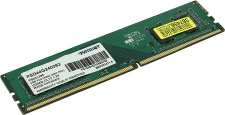 2 - Оперативная память DDR4 4GB/2400 Patriot Signature Line (PSD44G240082)