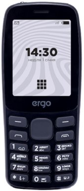 Мобильный телефон Ergo B241 Dual SIM Black