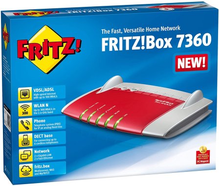 3 - Беспроводной маршрутизатор AVM FRITZ!Box 7360 A/CH