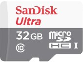 Карта памяти SanDisk 32GB microSDHC C10 UHS-I R80MB/s Ultra +SD