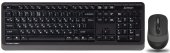 Комплект (клавиатура, мышь) беспроводной A4Tech FG1010 Black/Grey