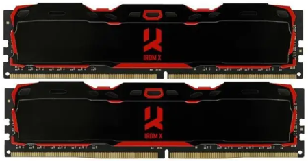 0 - Оперативная память DDR4 2x4GB/2666 GOODRAM Iridium X Black (IR-X2666D464L16S/8GDC)
