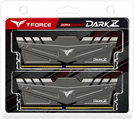 1 - Оперативная память DDR4 2x8GB/3600 Team T-Force Dark Z Gray (TDZGD416G3600HC18JDC01)