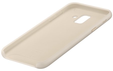 1 - Чехол для смартфона Samsung A6 2018/A600 - Dual Layer Cover (Gold)