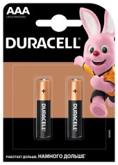 Батарейка Duracell LR03 MN2400 1x2 шт. блистер (5007819/5010171/5014440)