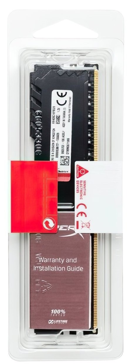 4 - Оперативная память DDR4 16GB/2400 Kingston HyperX Fury Black (HX424C15FB4/16)