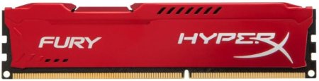 0 - Оперативная память DDR3 4GB/1600 Kingston HyperX Fury Red (HX316C10FR/4)
