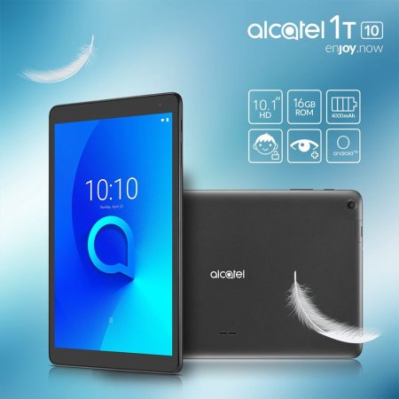 6 - Планшет Alcatel 1T 10 16 GB Premium Black
