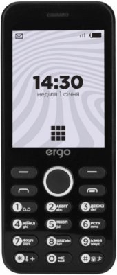 Мобильный телефон Ergo B281 Dual SIM Black