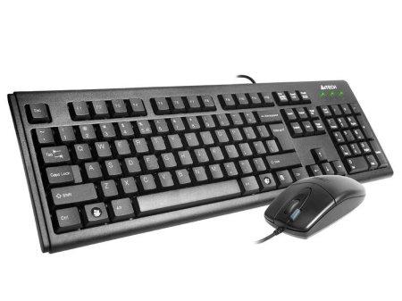 0 - Комплект (клавиатура, мышь) A4Tech KM-72620D Black