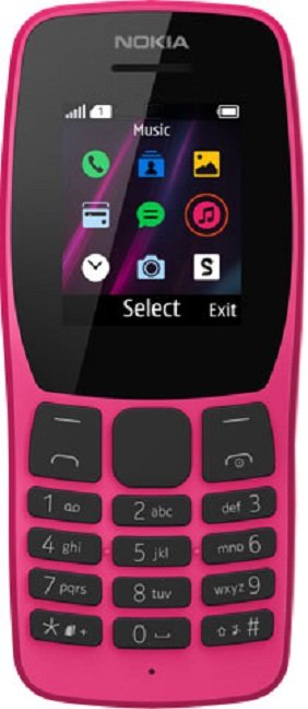 0 - Мобильный телефон Nokia 110 Dual Sim (TA-1192) Pink