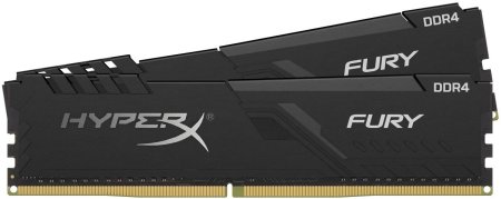 0 - Оперативная память DDR4 2x8GB/3733 Kingston HyperX Fury Black (HX437C19FB3K2/16)