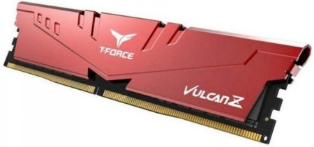 2 - Оперативная память DDR4 8GB/3200 Team T-Force Vulcan Z Red (TLZRD48G3200HC16C01)