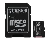 Карта памяти Kingston 64GB microSDXC C10 UHS-I R100MB/s Canvas Select Plus + SD