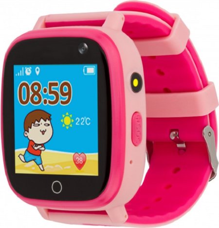 0 - Смарт-часы AmiGo GO001 iP67 Pink