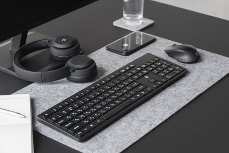 1 - Комплект (клавиатура, мышь) беспроводной 2E MK420 Black