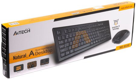 5 - Комплект (клавиатура, мышь) A4Tech KRS-8520D Black