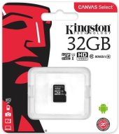 Карта памяти Kingston 32GB microSDHC C10 UHS-I R80MB/s
