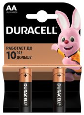 Батарейка Duracell LR06 MN1500 1x2 шт. блистер (5006199/5014419/5015105)