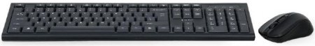 2 - Комплект беспроводной (клавиатура, мышь) Gembird KBS-WM-03-UA Black USB