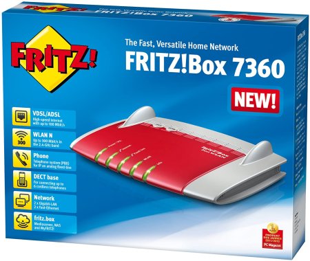 2 - Беспроводной маршрутизатор AVM FRITZ!Box 7360 A/CH