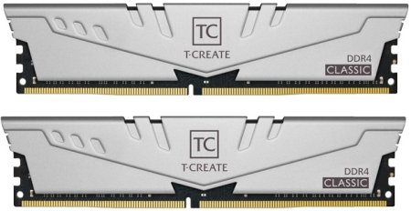 0 - Оперативная память DDR4 2х8GB/3200 Team T-Create Classic 10L Gray (TTCCD416G3200HC22DC01)