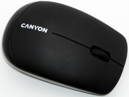 4 - Комплект беспроводной (клавиатура, мышь) Canyon CNS-HSETW02-RU USB Black