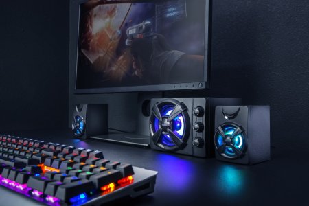 13 - Акустическая система Trust Ziva RGB Black