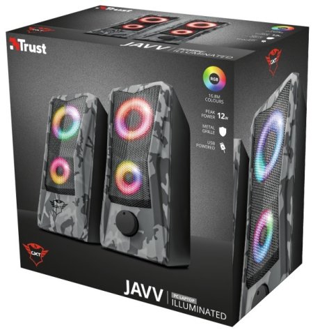 2 - Акустическая система Trust GXT 606 Javv RGB Snow Camo