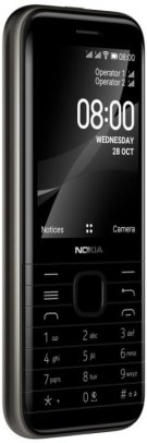 5 - Мобильный телефон Nokia 8000 Dual SIM 4G Black
