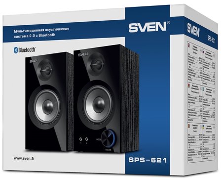 5 - Акустическая система Sven SPS-621 Black