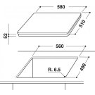 1 - Варочная поверхность Hotpoint KIA 641 B B (WH)