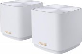 Беспроводной маршрутизатор Asus ZenWiFi AX Mini XD4 2PK White