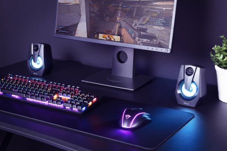 3 - Акустическая система Trust Ziva RGB Illuminated Black