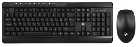 0 - Комплект (клавиатура, мышь) беспроводной 2E MK410 Black
