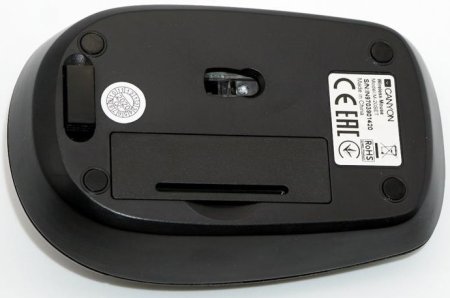 3 - Комплект беспроводной (клавиатура, мышь) Canyon CNS-HSETW02-RU USB Black