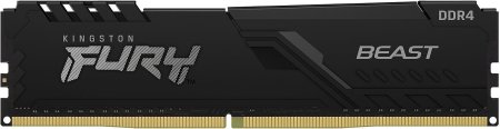 6 - Оперативная память DDR4 2x4GB/2666 Kingston Fury Beast Black (KF426C16BBK2/8)
