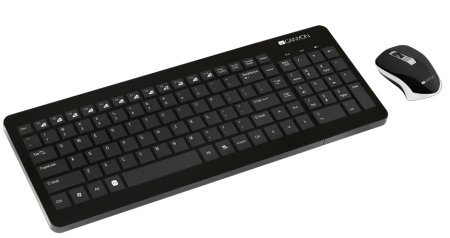 0 - Комплект (клавиатура, мышь) беспроводной Canyon CNS-HSETW3-RU Black