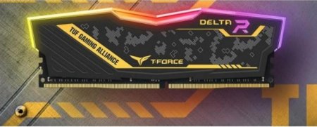 1 - Оперативная память DDR4 8GB/3200 Team T-Force Delta TUF Gaming RGB (TF9D48G3200HC16C01)