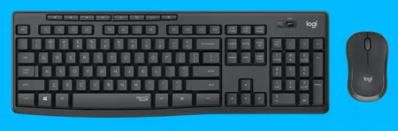 5 - Комплект (клавиатура, мышь) беспроводной Logitech MK295 Combo Black